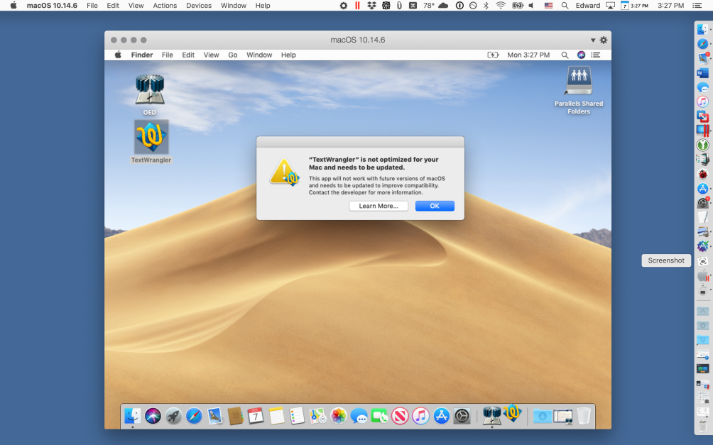 my version of parallels wont work anymore on my mac. how can i get another version for free?